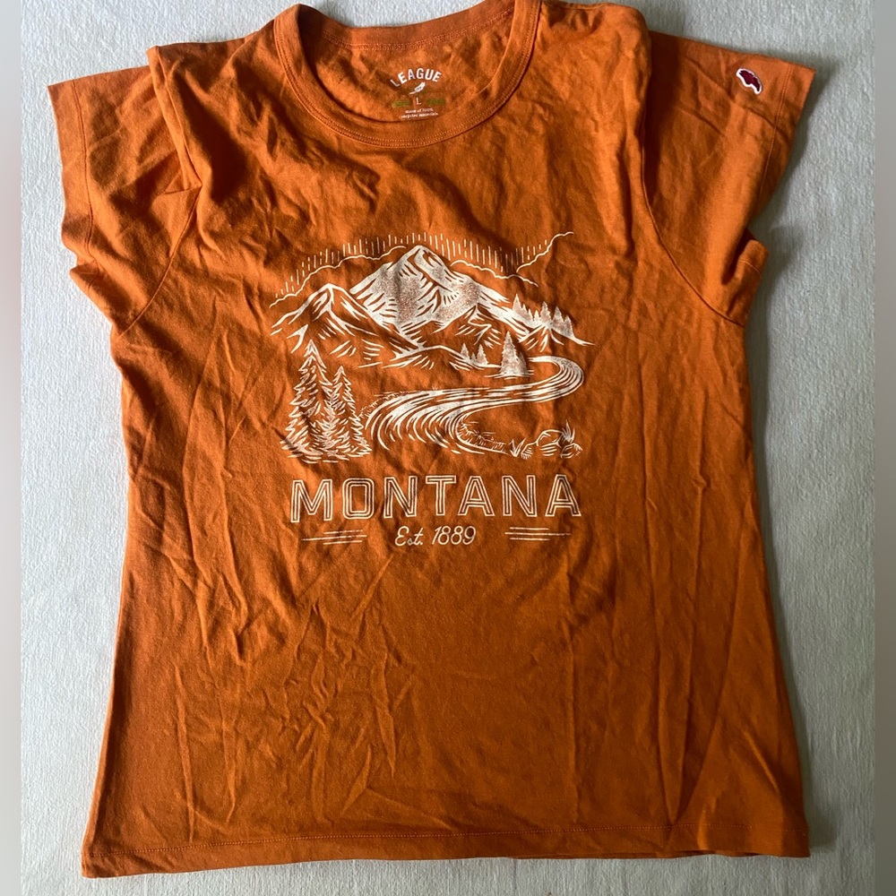 Montana women’s t shirt. From Montana. Size large never worn no tag